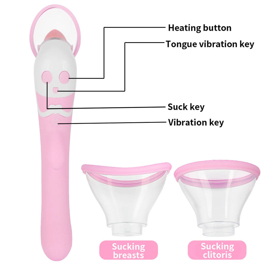 Pink Tongue Anal Vibrator