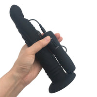 Long Suction Cup Vibrating Dildo