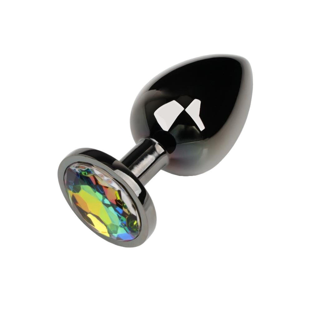 Iridescent Gunmetal Princess Plug Set (3 Piece)