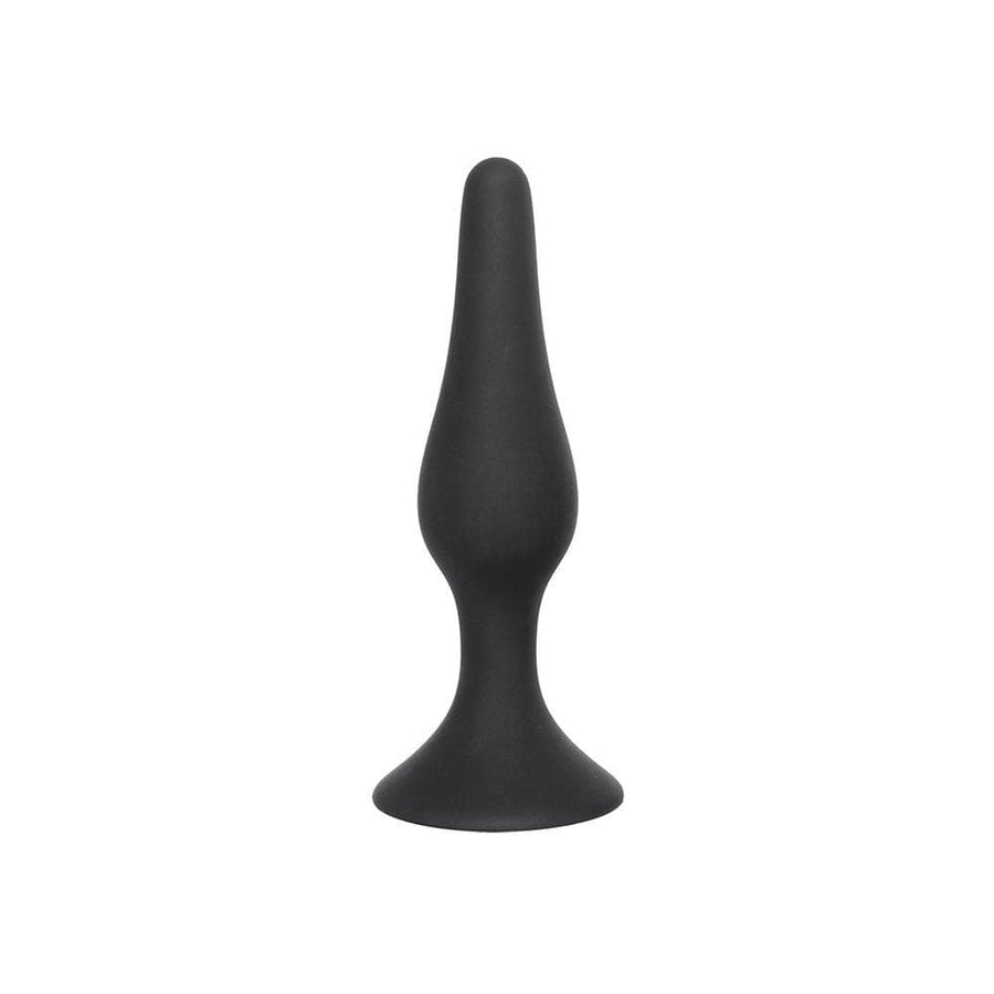 4 Sizes Available Black Silicone Butt Plug